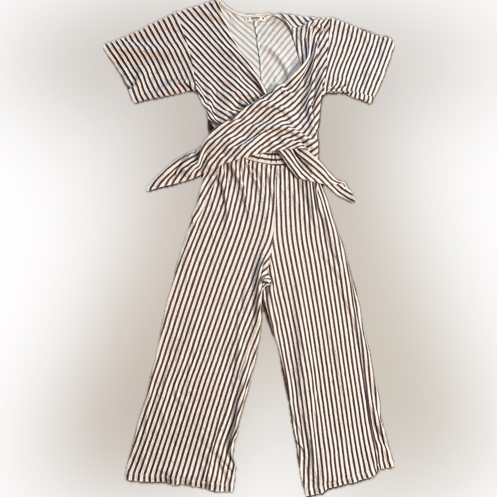 PULL & BEAR - Striped Jumpsuit